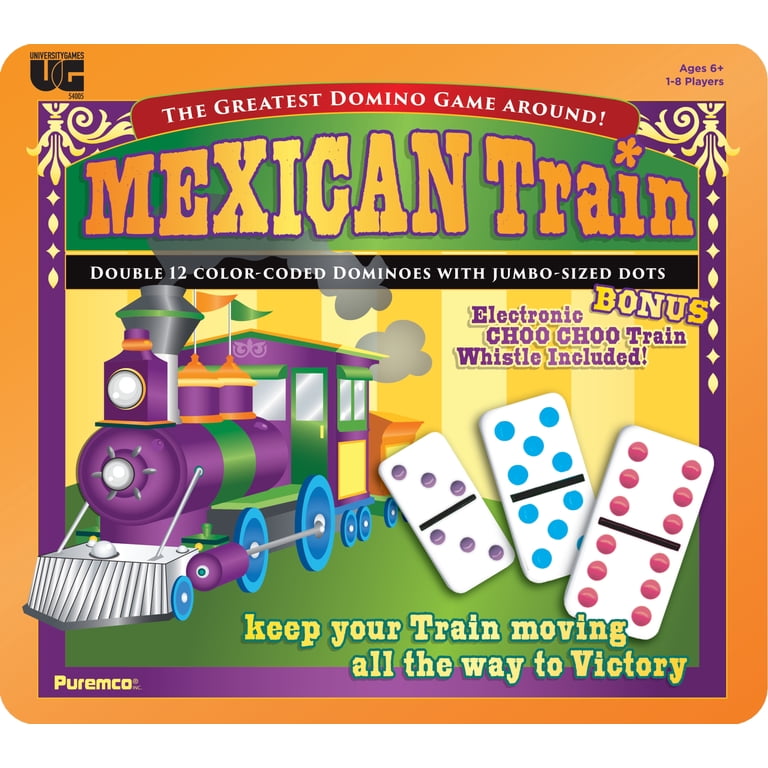 Puremco Mexican Train Dominoes, 91 Jumbo Pieces photo 5