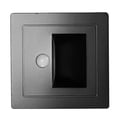 thumbnail image 2 of Luz LED solar empotrada con sensor de movimiento para escaleras, ABS, para terrazas, escalones, cercas, patios y caminos, luz negra con sensor, luz blanca de 6000 K., 2 of 12