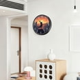 thumbnail image 6 of Voice Activated Clock with Glow Light 12 Inch Large Silent Wall Clock Battery Operated for Home Decor Elven Woman, 6 of 8