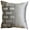 Grey & Silver, variant on The HomeCentric Custom Pillow Case, Gold Shams, Basket Weave Pintucks Pillow Shams, Pack of 2, 24x24 inch (60x60 cm) Pillow Sham, Square Silk Pillow Shams, Pillow Shams, Striped - Gold Brown Bricks