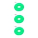 thumbnail image 5 of Greeniant Pet Chew Toy Training Squeak Ring Ball TPR Molar Sound Juego Interactivo Juguete, Verde, S verde S 3piezas, 5 of 6