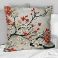 thumbnail image 2 of Designart "Minimalistic Asian Essence I" Oriental Printed Throw Pillow, 2 of 5