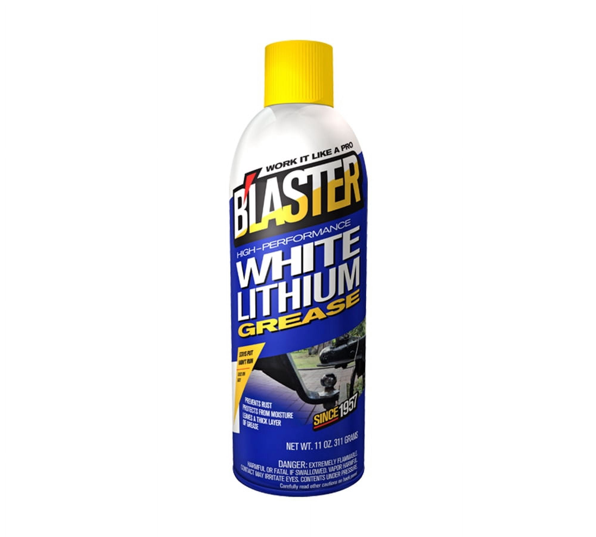 Blaster (12 Pack) High-Performance White Lithium Grease Part No. 16-LG, 11 oz. Aerosol Can