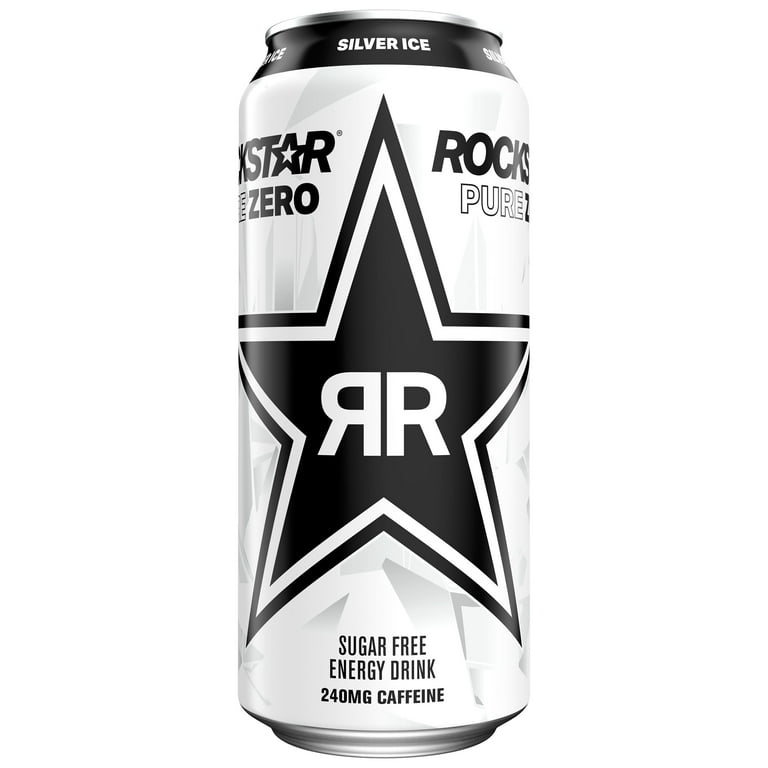 Rockstar® Pure Zero Silver Ice Energy Drink, 4 pk / 16 fl oz