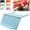 Blue, variant on Mahjong Card Holder for Table, Under Mat Slide in Stand Angled Viewing Rack Mahjong Card Holder for Table Space Saving 3D Printed Table Foldable Design