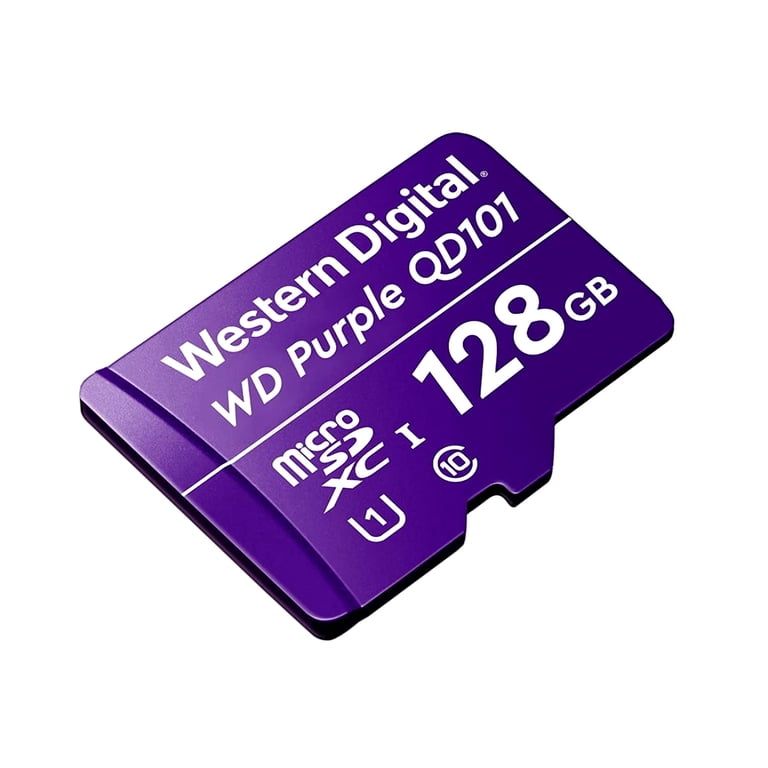 WD Purple WDD128G1P0C 128GB Class 10/UHS-I (U1) microSDXC