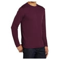 thumbnail image 4 of Yellow Rooster Men's Tall Long Sleeve PosiCharge Competitor Tee Maroon 3XLT, 4 of 6