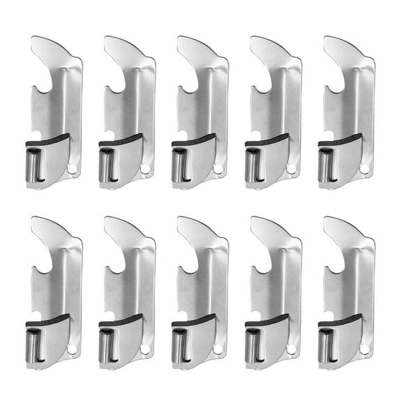 TINYSOME 10Pcs Stainless Steel Mini Can Opener Portable Folding Can Opener Easy to Use