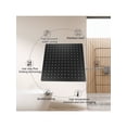 thumbnail image 6 of EastVita Bathroom Shower Faucet Set. 10/12 Inch Rainfall Shower Head With Handheld Combo. Wall Mounted Shower System Shower Fixtures With Pressure-Balanced Valve. Matte Black/Brushed Nickel, 6 of 8