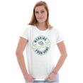 thumbnail image 3 of Working From Home Quarantine UFO Womens Slim Fit Graphic Tee Brisco Brands M, 3 of 5