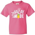 thumbnail image 3 of Inktastic Vacay Mode with Palm Trees Sun and Pineapple Youth T-Shirt, 3 of 5