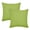 Mint Green, variant on ZOPZO Outdoor Waterproof Throw Pillow Covers 2-Pack, Pure White, 18x18 Inch, Decorative Farmhouse Garden Cushion Cases for Couch Sofa