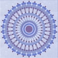 thumbnail image 1 of Ahgly Company Machine Washable Indoor Square Transitional Heavenly Blue Area Rugs, 7' Square, 1 of 7