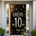 thumbnail image 6 of Celebrate 10 Years Anniversary Banner Cheers Party Backdrop Background Decorations Event Supplies Photography Props Decors, 6 of 8