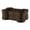 Dark Brown / Gray Wash, variant on Bone Dry Pet Storage, Bone Shape Hyacinth Toy Basket, Dark Brown, Medium