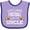 Lavender and Purple, variant on Inktastic Watching Football with My Uncle Boys or Girls Baby Bib