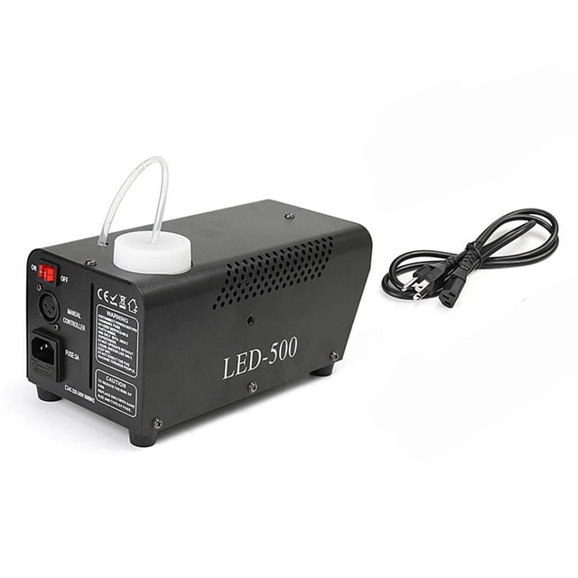 Agiferg Machine à Fumée de Brouillard Sans Fil LED 500W Télécommande RGB Éjecteur de Fumée LED
