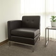thumbnail image 2 of Wall Street Fauteuil Simple LAF Espresso en Similicuir, 2 of 5