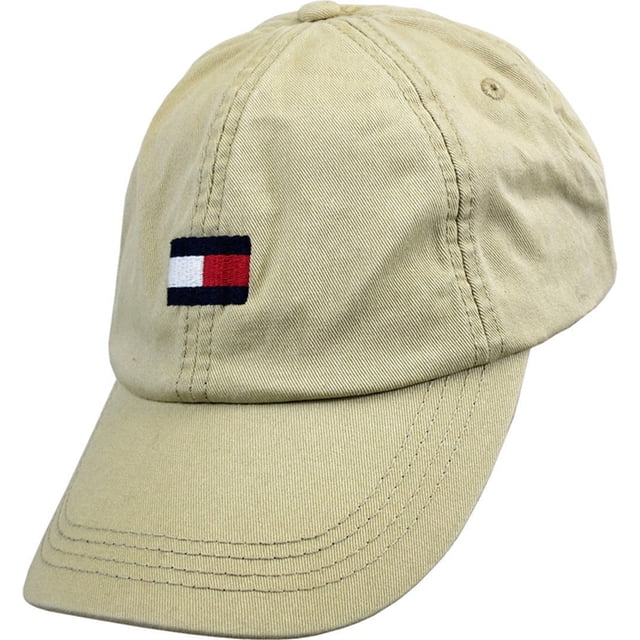 Tommy Hilfiger Gorra de béisbol con logo clásico unisex, beige, talla única Tommy Hilfiger Gorra de beisbol