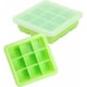 thumbnail image 1 of Bandeja de congelación de silicona para bebés con tapa transparente (juego de 2) - Bandeja para cubitos de hielo para bebés 9 x 30 ml - Molde apilable de silicona para cubitos de hielo para puré de, 1 of 5