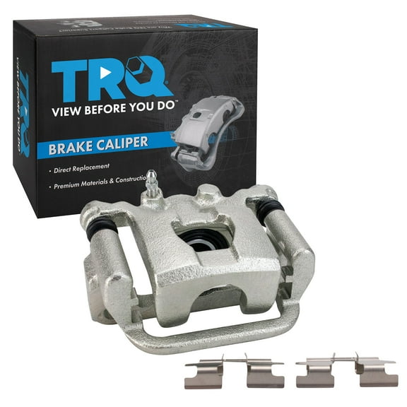 TRQ Rear Left Brake Caliper w/Bracket Drivers Side Compatible with 2007-2012 Nissan Sentra