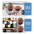 thumbnail image 4 of KONTONTY 1 Set of Ball Holder Acrylic Organizing Balls for Exhibition Hall Sports Room for Fan Gear, 4 of 8