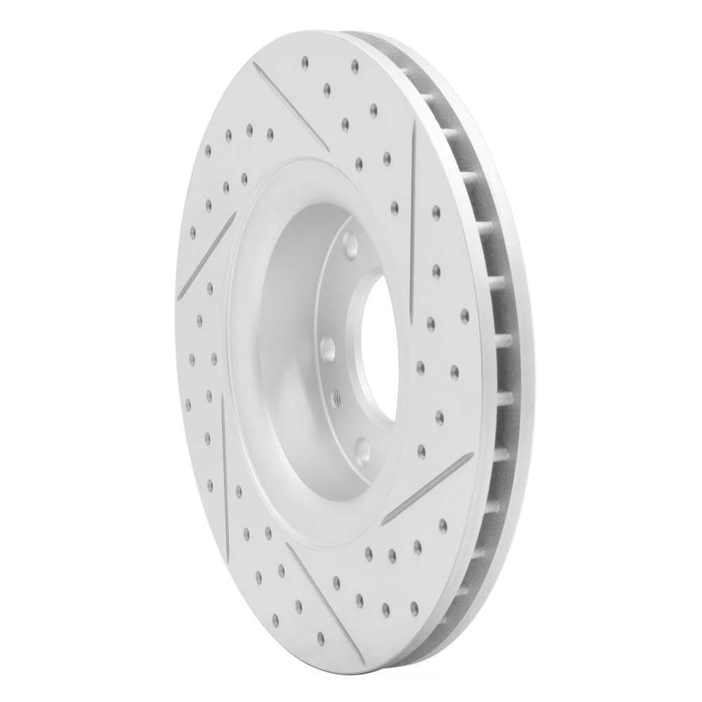 Dynamic Friction Company 830-48046L DFC Geoperformance Rotor - Drilled and Slotted