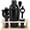 Matte Black, variant on Cocktail Shaker Set Stainless Steel Bartending Kit 18.6oz Cocktail Bar Set Cocktail Mix Drink Making Kit Professional Bar and Home Drink Bar Tools for Bartender