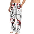 thumbnail image 6 of Gukieu Monkey Print Men's Home Trousers, Elastic Drawstring Home Pajamas Clothing Suitable for Adult Men-X-Large, 6 of 6