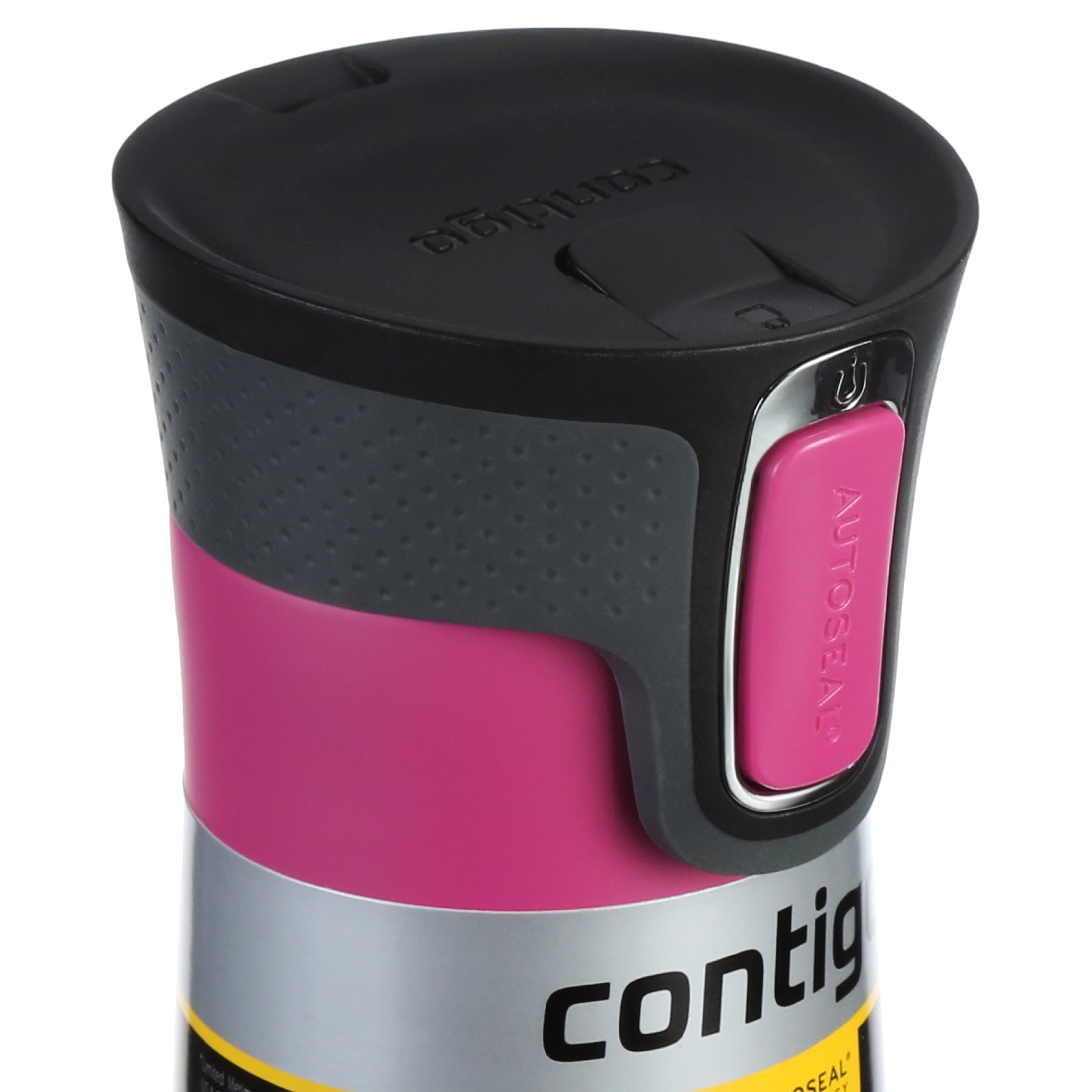 Contigo West Loop Stainless Steel Travel Mug with AUTOSEAL Lid Dragon Fruit, 16 fl oz.