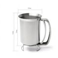 thumbnail image 3 of HLONK Stainless Steel Donut Cupcake Waffle Batter Funnel Pancake Dispenser Maker Kitchen Supplies, 3 of 9