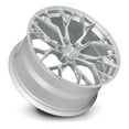 thumbnail image 3 of Dolce Aria 20X10 5X120 +40mm Gloss Silver Machined Face 20" Inch Rim SET OF 4, 3 of 3