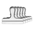 thumbnail image 1 of Bag Clips, Heavy Duty Stainless Steel Chip Clips, Set of 8 Grocery Bag Clips, Great for Kitchen Office Seal Coffee Bags, Paper Chips - 9 Piece Set, 1 of 5