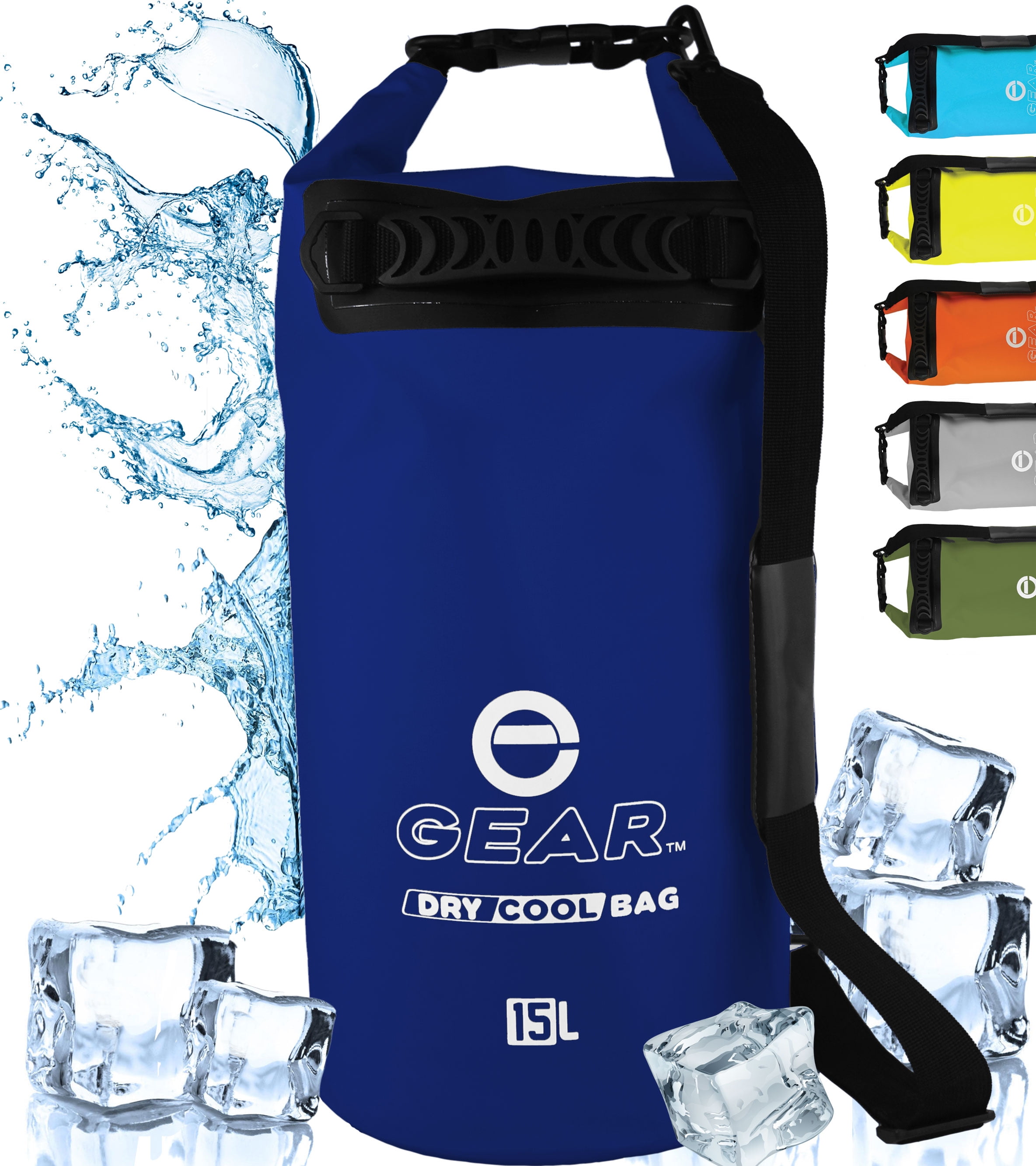 Enthusiast Gear Dry Bag Cooler Roll Top, Insulated, Leak Proof
