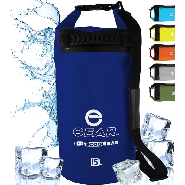 Enthusiast Gear Dry Bag Cooler Roll Top, Insulated, Leak Proof