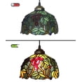 thumbnail image 2 of Kiven Plug-in Style Colorful Pendant Lamp Chandelier Handmade Glass Pendant Lamp 15ft UL Black Cord with On/Off Dimmer Switch,Bulb Not Included, 2 of 4