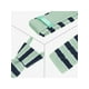 thumbnail image 3 of CORBATA DE HOMBRE CHIC INSPIRE, Corbatas Planas y Delgadas de Rayas, Corbatas de Punto para Negocios Casual, Azul Oscuro y Verde Claro, Talla Única, 3 of 4
