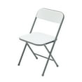 thumbnail image 2 of Mainstays 6 Pack Resin Folding Chair, White, 2 of 8