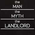 thumbnail image 3 of CafePress - The Man The Myth The Landlord T Shirt - Men's Classic Graphic Cotton T-Shirt, 3 of 4
