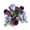 Dark Purple, variant on OIUR Artificial Rose Candle Ring Fake Rose Wreath with Maple Leaves Pillar Candle Wreath Table Centerpieces for Home Candlelight Dinner Wedding Party Decor