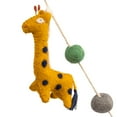 thumbnail image 7 of Bloomingville Multicolor Wool Felt Animal Shaped Garland, 7 of 7