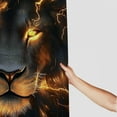 thumbnail image 3 of Autua Lion Lightning Fantasy Washable Shower Curtain with Hooks 69"x72, 3 of 7