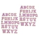 thumbnail image 3 of Parches para ropa, 2 juegos de 26 parches bordados con letras, parches con letras elegantes y modernos, 3 of 14