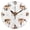 Black, variant on Rainbow Sloth Pattern Wall Clock 10in Round Artistic Oil Painting Home Decor Desk Table Clock