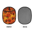 thumbnail image 2 of Pofeuu Sunflower4 Print Silicone Pot Mat Mitten With Hanging Loop Heat Resistant Oven Mitts Non-Slip Bbq Baking Smoking Potholders, 2 of 7