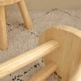 thumbnail image 6 of 2X Small Board Stool, Cute  Ears Solid Wood Small Stool, Decorative Stool Children Chair, 6 of 8
