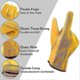 thumbnail image 2 of Gardening Gloves Cowhide Work Gloves, Breathable and Flexible Leather Work Gloves for Men and Women, Heavy Duty Rigging Gloves for Gardening, 2 of 4