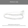 thumbnail image 4 of LEEYNEER 2 Pcs Clear Extension Cords Invisible Extension Cord Christmas Light Extension For Indoor Outdoor With US Plug, 4 of 11
