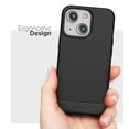 thumbnail image 6 of Encased Thin Armor Designed for iPhone 13 Case, Slim Fit Flexible Grip Cover (Black), 6 of 8