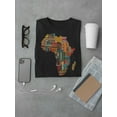thumbnail image 3 of Teeblox Mens Graphic Tee - Africa Map With Countries - Regular Fit 100% Cotton, 3 of 4